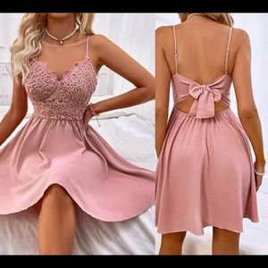 Woman’s Halter Neck Boho Dress.